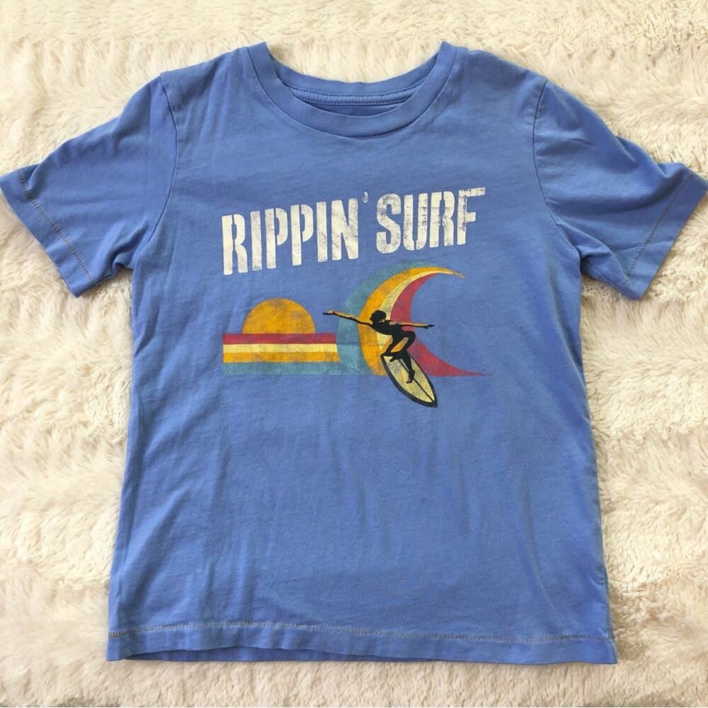 Peek blue Rippin Surf Australia tee shirt size XS 4-5